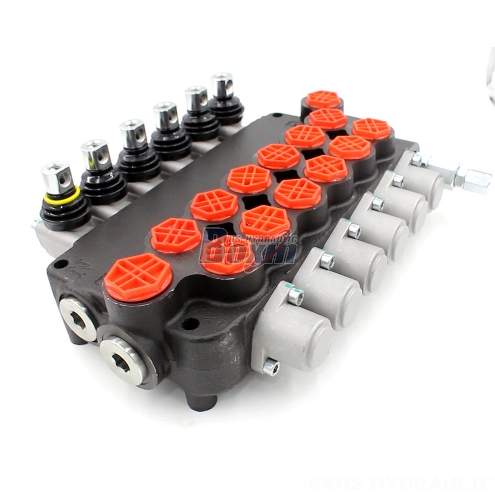 P80-G12-G34 Manual 6 Spool Monoblock Directional Valve | Manufacturer & Global Supplier cover photo