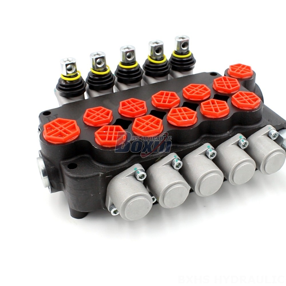 P80-G12-G38-OW 5 Spool Hydraulic Valve: Private Label, OEM & Custom Production Services main image