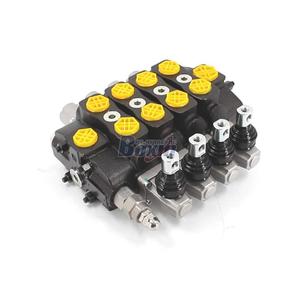 Wholesale SD8 Manual 4 Spool Sectional Directional Valve from Factory cover photo
